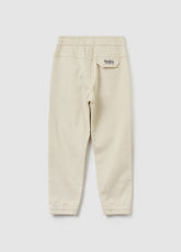 Ovs Stretch Cotton Joggers With Drawstring